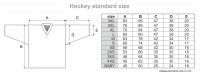 Ishockey størrelser
